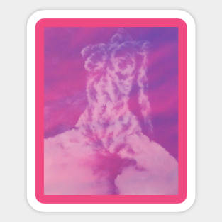 Cloud Woman Sticker